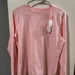 Vineyard Vines Pink Long Sleeve Shirt
